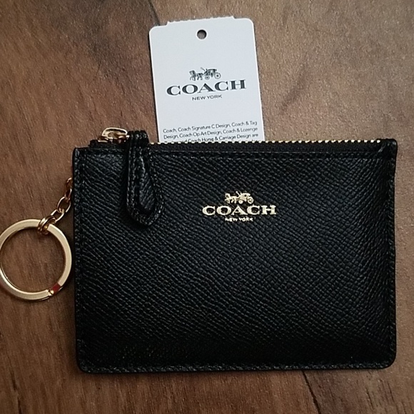 Coach Handbags - Coach Mini Skinny ID Case F12186 Black Leather Coach Handbags - Coach Mini Skinny ID Case F12186 Black Leather